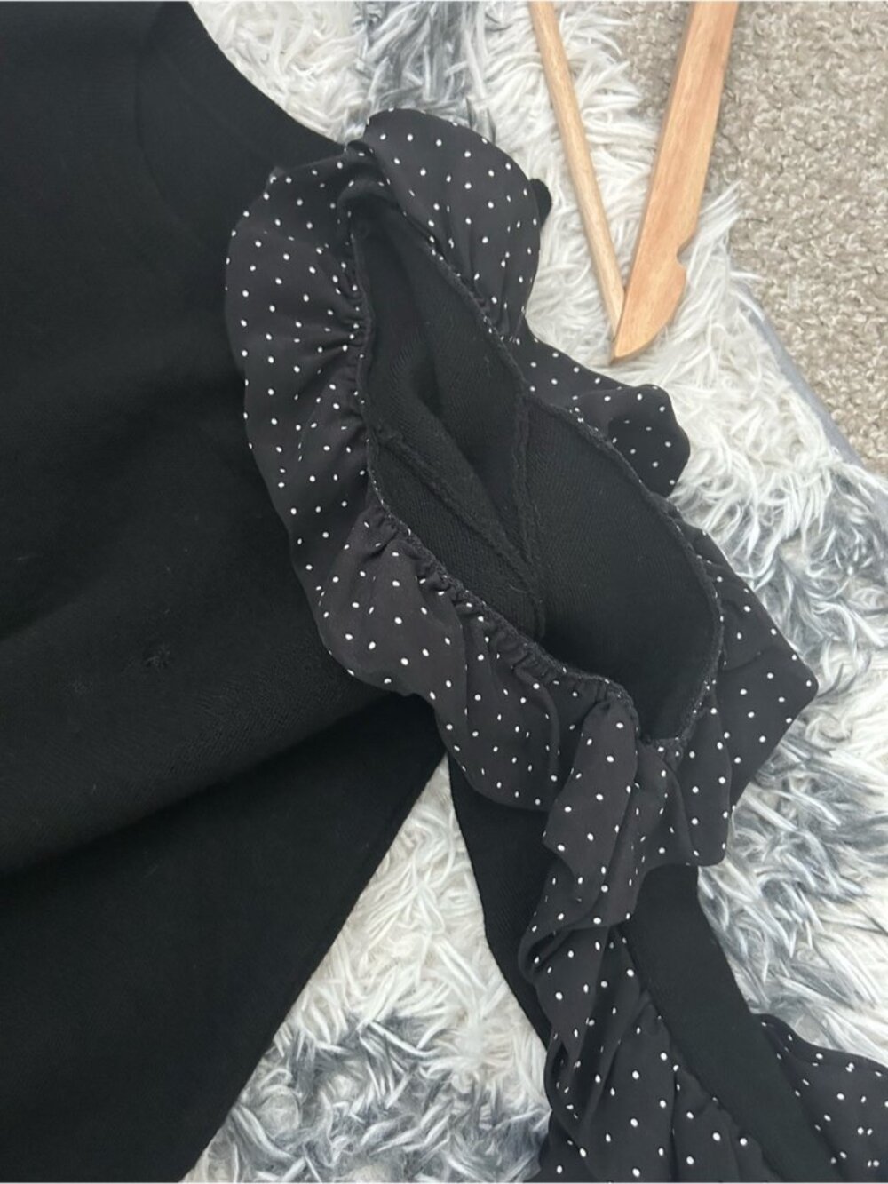 Club Monaco Cold-Shoulder Ruffle Sweater - Picture 7 of 11